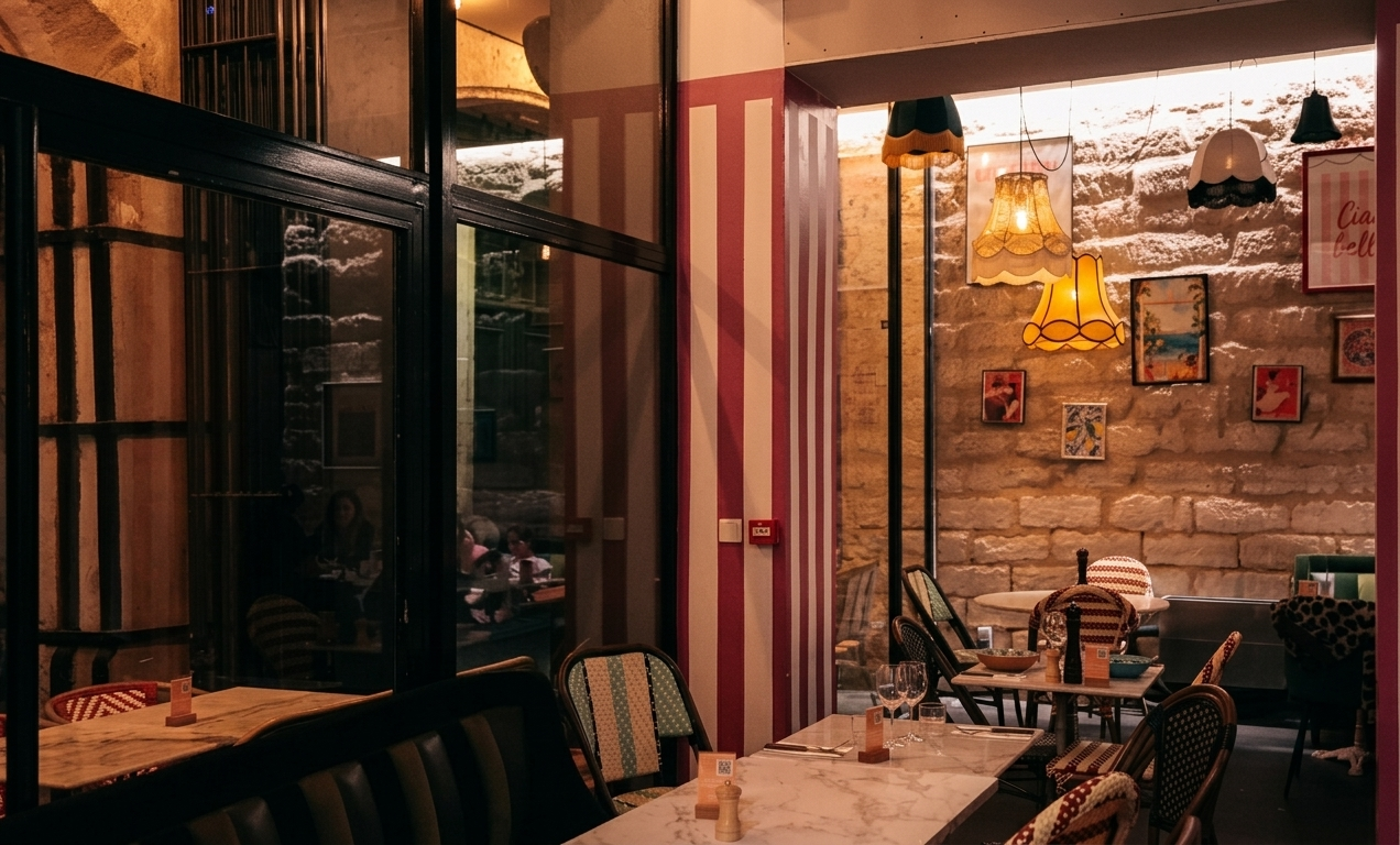 Salle et bar de Disco Volante