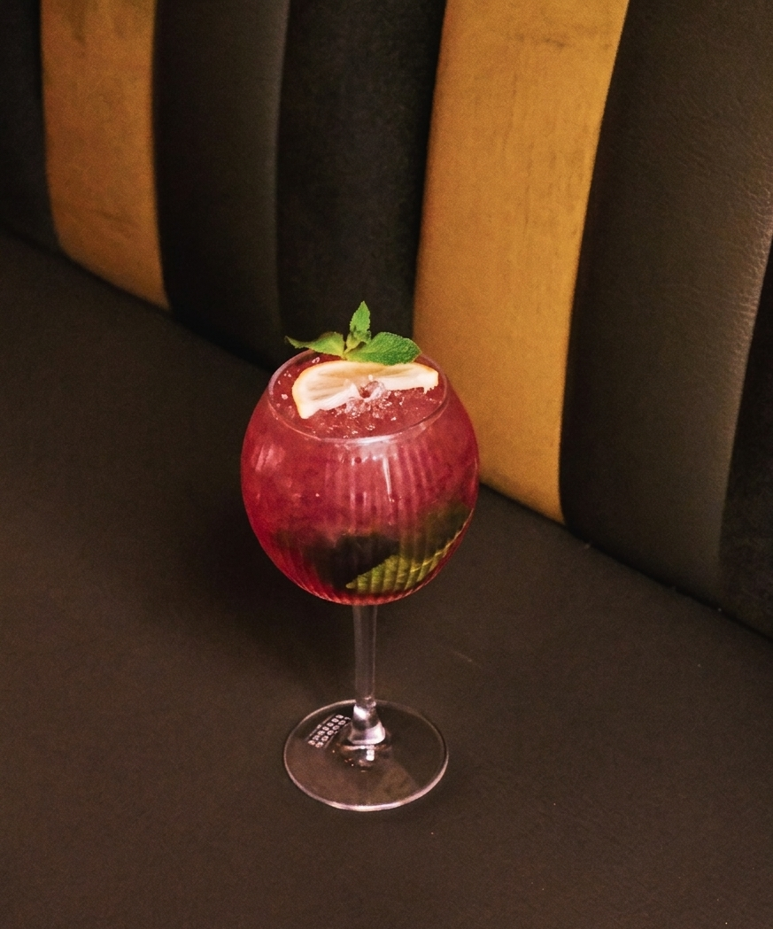 Cocktail rouge maison